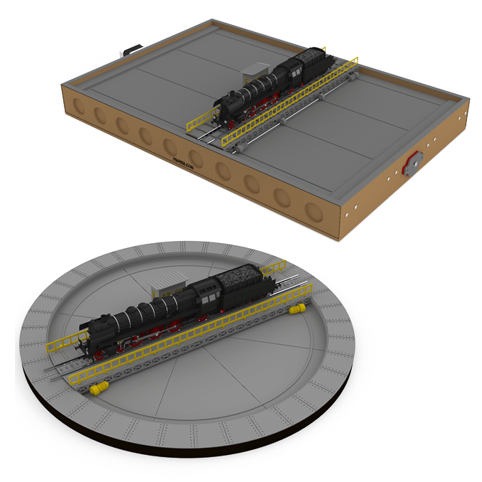 Model Train Transfer Tables, Traversers & Turntables