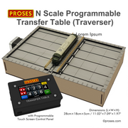 6 WAY PROGRAMMABLE TRANSFER TABLE N SCALE