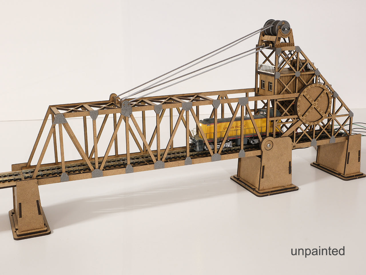 HO/OO Scale Motorized Drawbridge