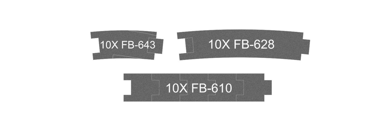 FB-628 Pre-Cut Foam Bed for (10 pcs)