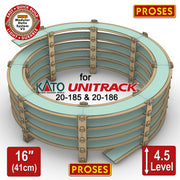 Smart Eco Helix for KATO 20-185 Double Tracks 4.5 Levels - Height: 50cm/19.7"