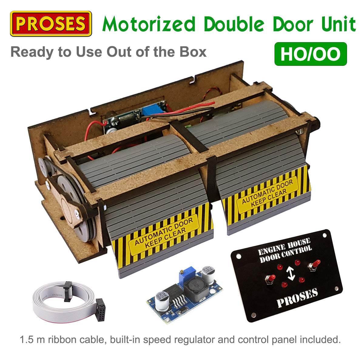 HO/ OO Scale Motorized Doors