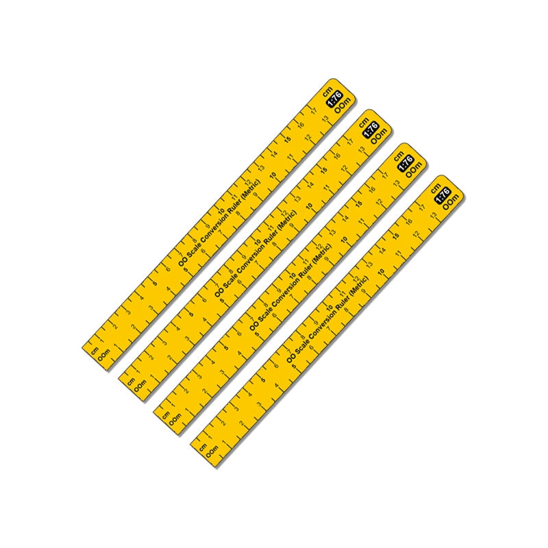 1:76 Scale Conversion Ruler (Metric) OO – Proses Hobby Shop