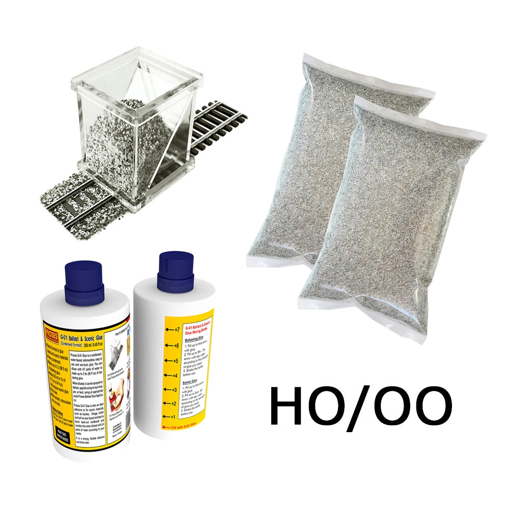 HO/OO Ballasting Kit (Light Grey)