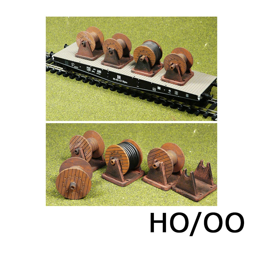 HO/OO 4 X Cable Drums Kit