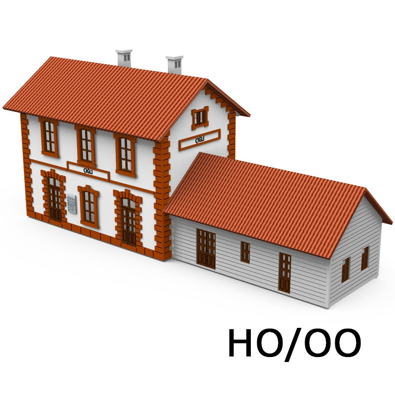 HO/OO Replica of Cigli Village Station Kit