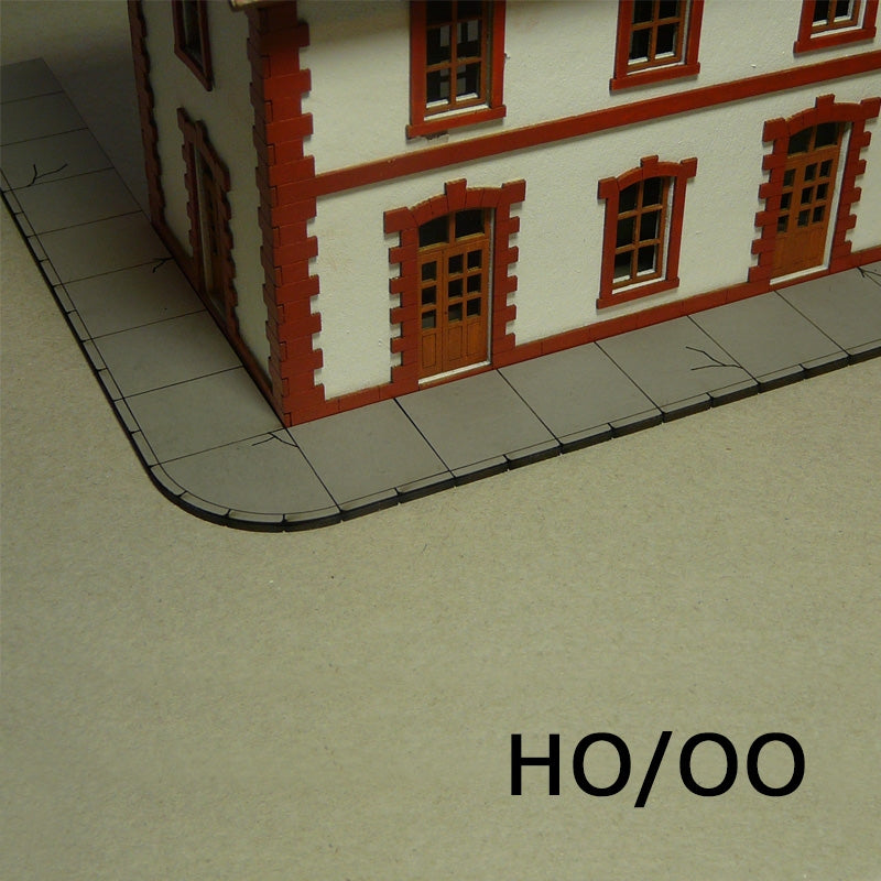 HO/OO Laser-Cut Sidewalks (Concrete)