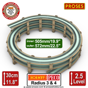 2.5 LEVEL SMART ECO HELIX for Hornby, Peco R3/R4 Curves.