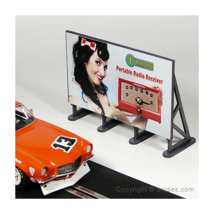 6 X Retro Type Outdoor Billboards