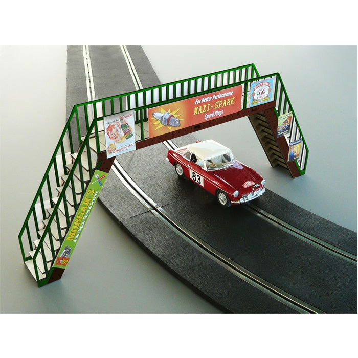 Footbridge for 2 Lane (Laser-cut, cardboard kit) 