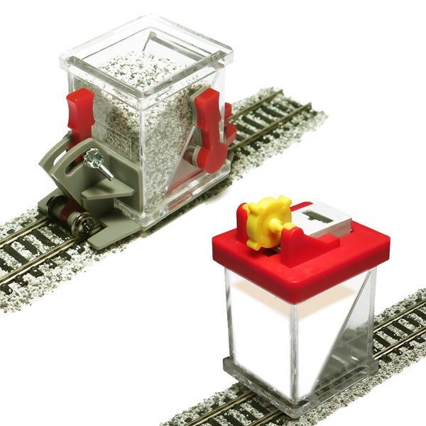 HO/OO Advanced Ballast Spreader Car and Glue Applicator Set
