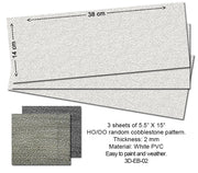3D Embossed PVC Sheets (Random Cobblestone)