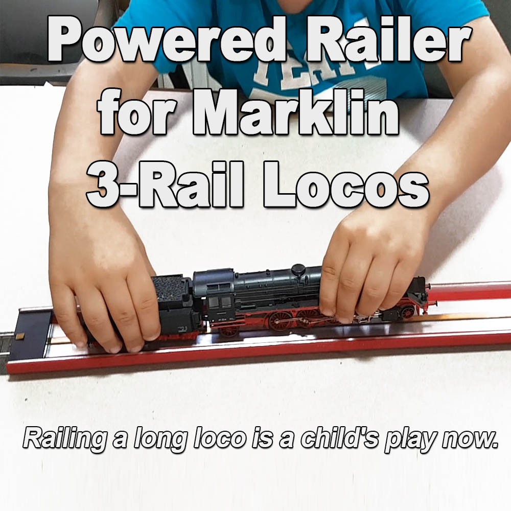 Powered Railer For 3-Rail Marklin Tracks