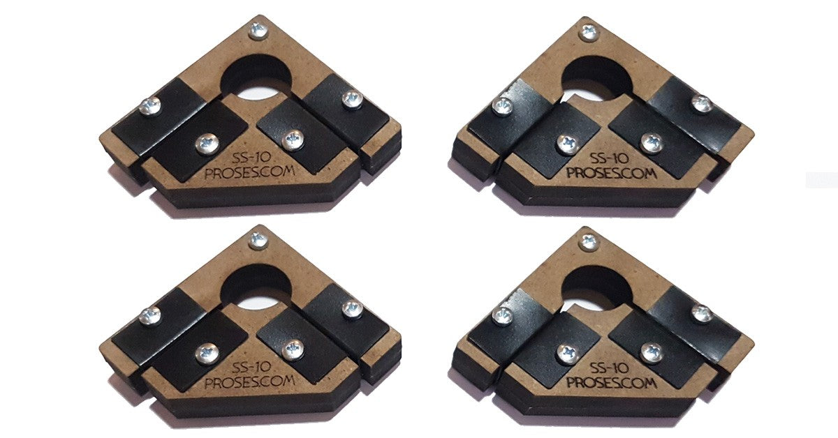 90 Degree "Snap & Glue" Large Scale Magnetic Set Squares (4 pcs)