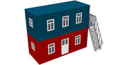 O Scale container Offices