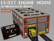 HO Scale Laser-Cut Double Engine Loco Shed Kit