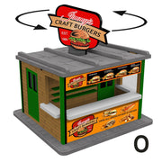 O Scale Burger Booth