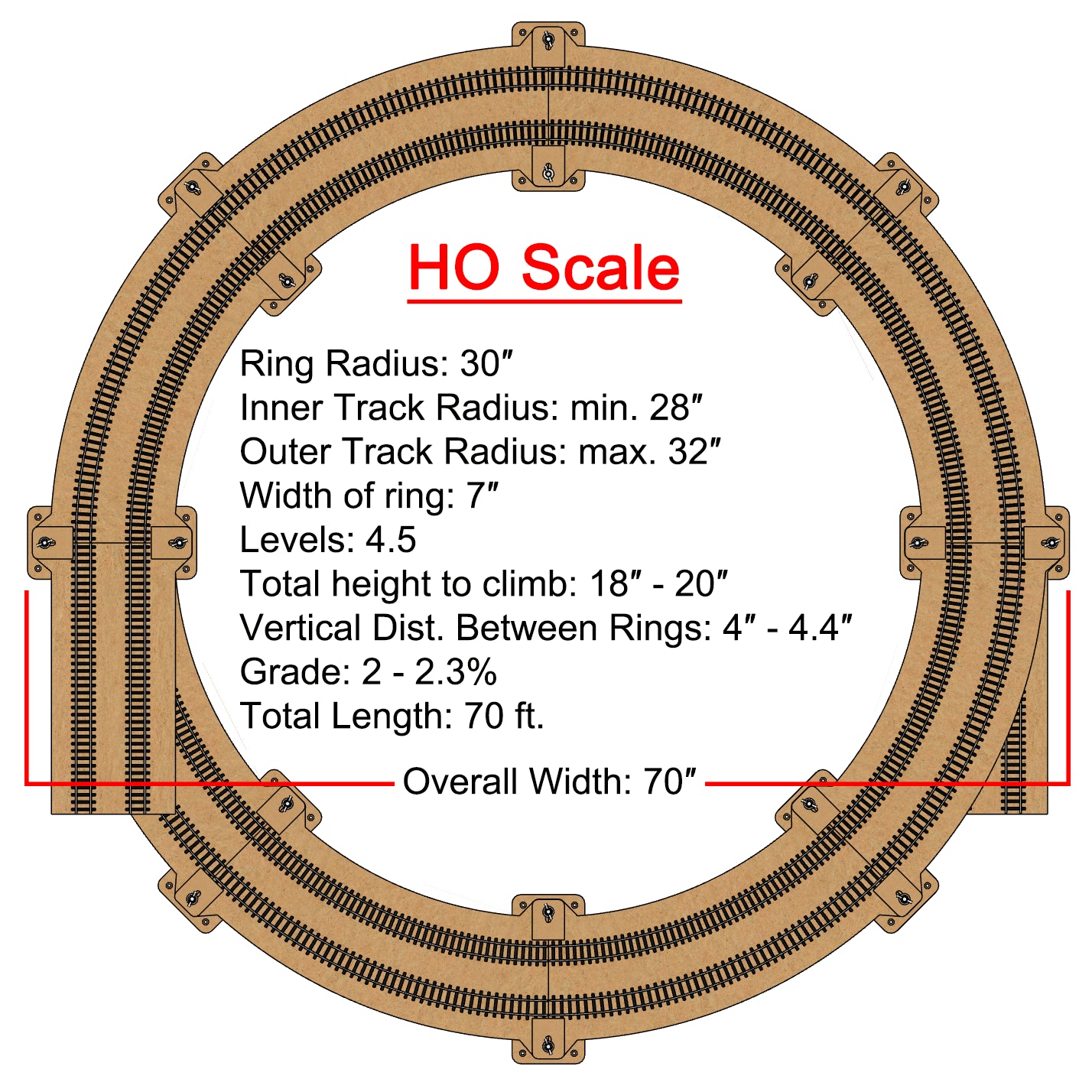 30" Single/Double Helix (R:28" to R:32")