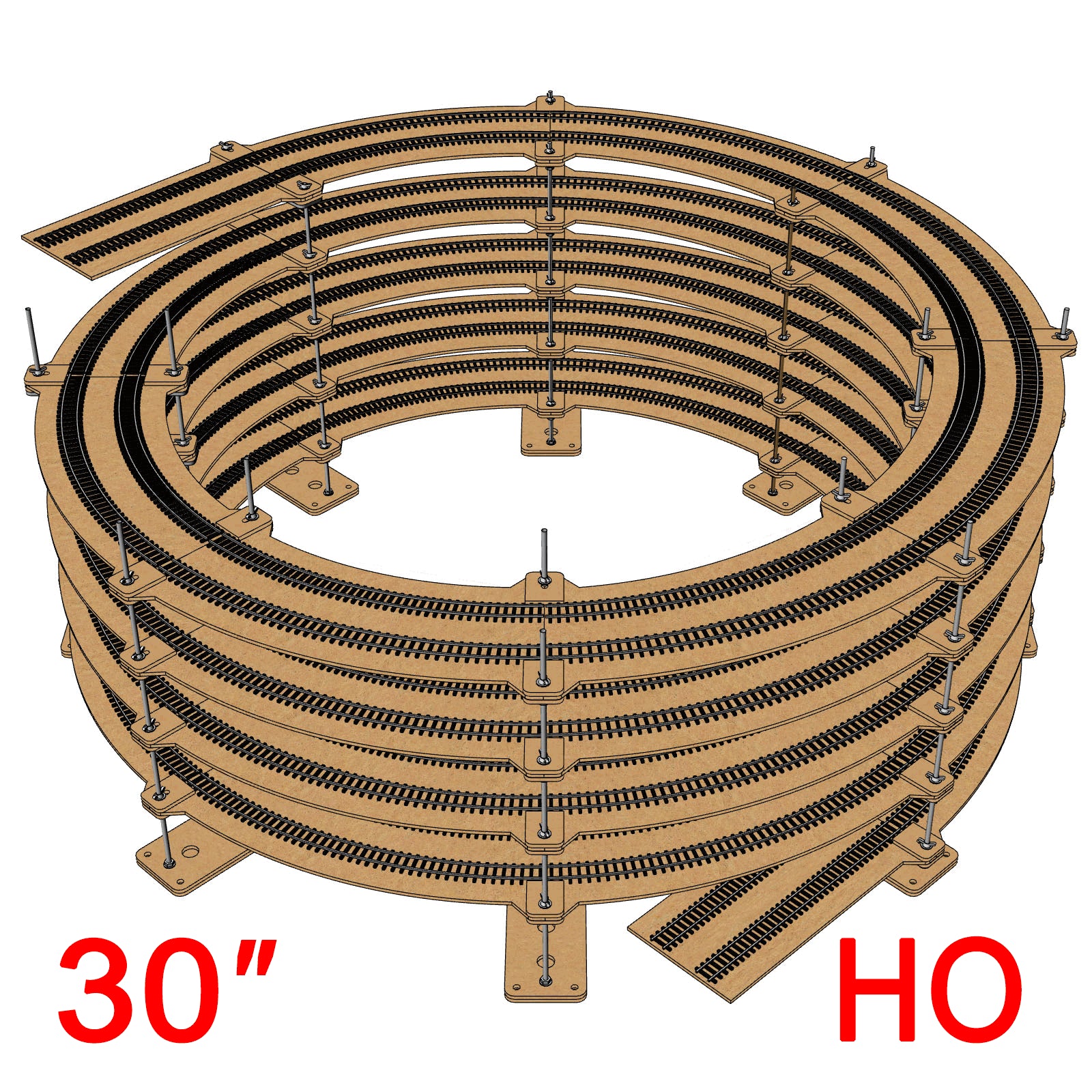 30" Single/Double Helix (R:28" to R:32")