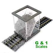 G and 1 scale ballast spreader.