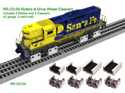 Rollers and Drive Wheel Cleaners (4 rollers)