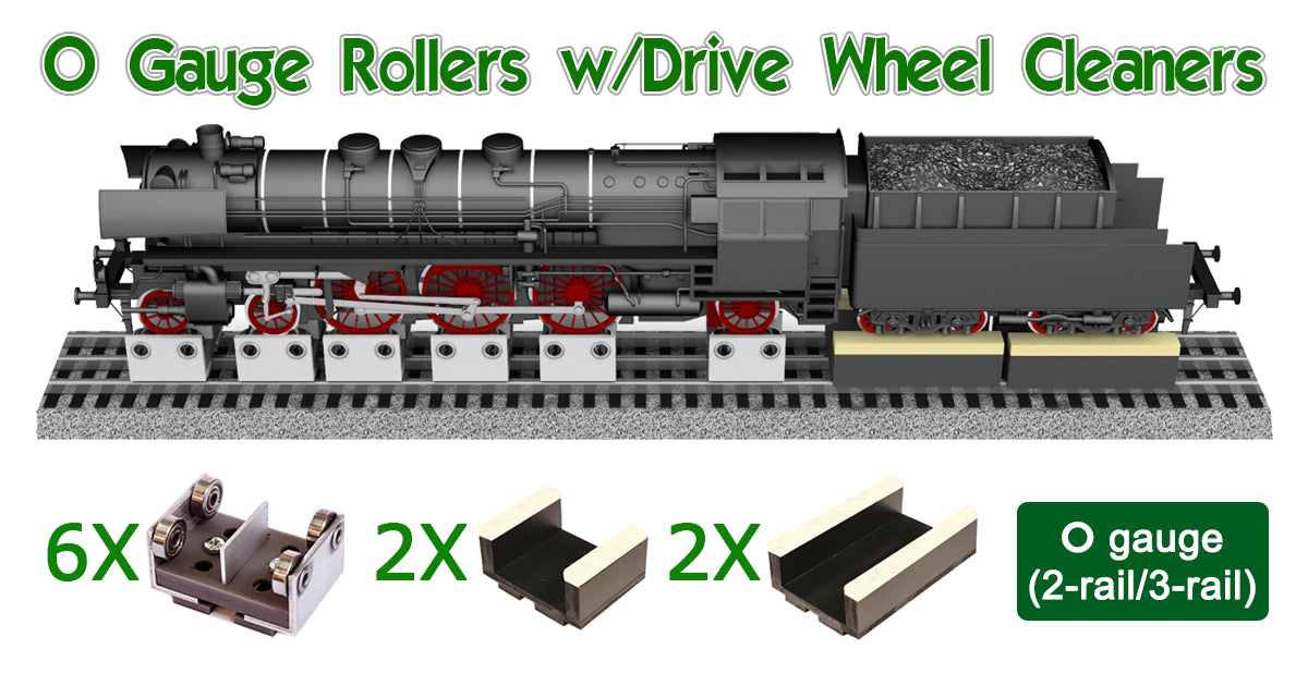 O Rollers and Drive Wheel Cleaners (6 rollers)