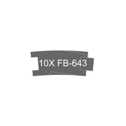 FB-643 Pre-Cut Foam Bed (10 pcs)