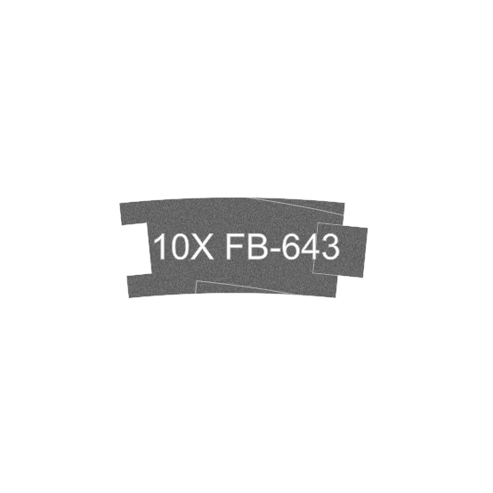 FB-643 Pre-Cut Foam Bed (10 pcs)