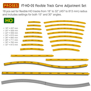 HO Gauge Flexible Track Laying Set Pack (US, Inches)