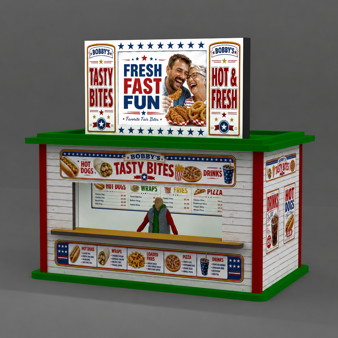 Bobby's Tasty Bites Food Stand Kit – O Scale