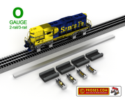 4 X O Gauge (2-rail/3-rail) Rollers and Cleaners