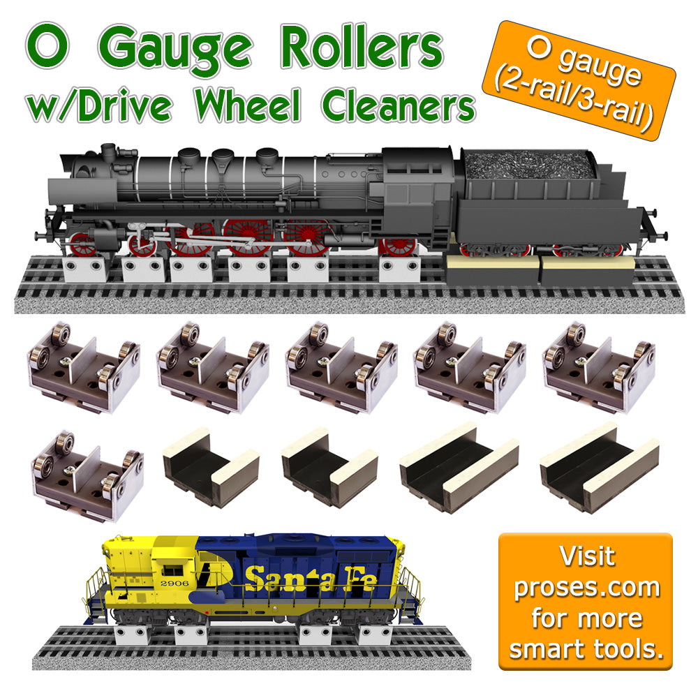 O Rollers and Drive Wheel Cleaners (6 rollers)
