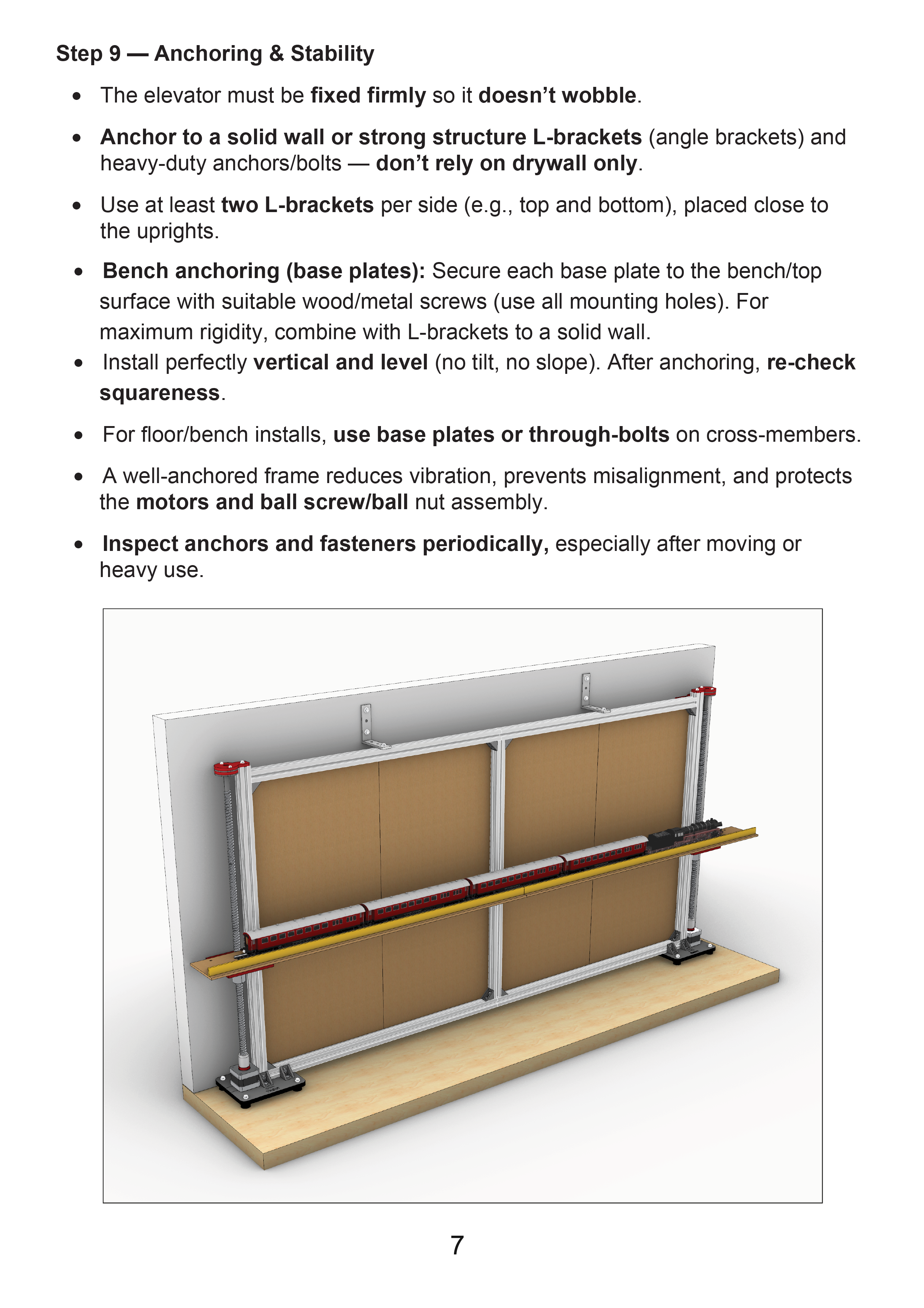 PTE-124 Model Train Elevator - 124 cm (49")