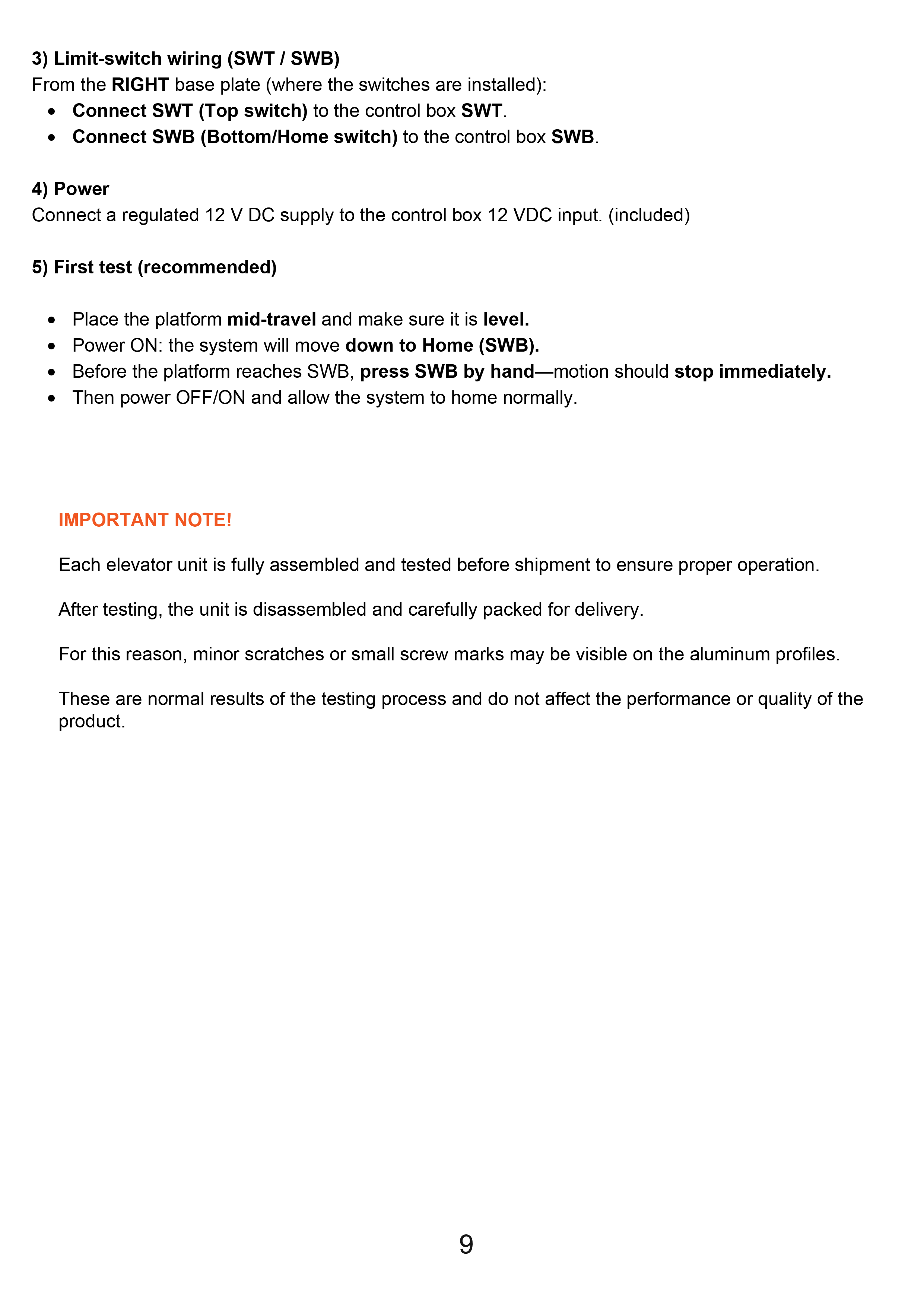 PTE-124 Model Train Elevator - 124 cm (49")