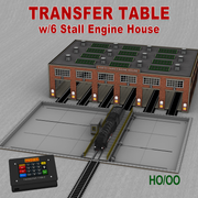 TRANSFER TABLE & 6 STALL ENGINE HOUSE HO/OO