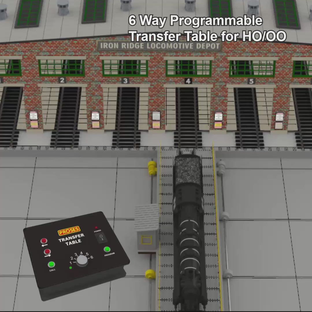 Load video: TRANSFER TABLE &amp; ENGINE HOUSE BUNDLE
