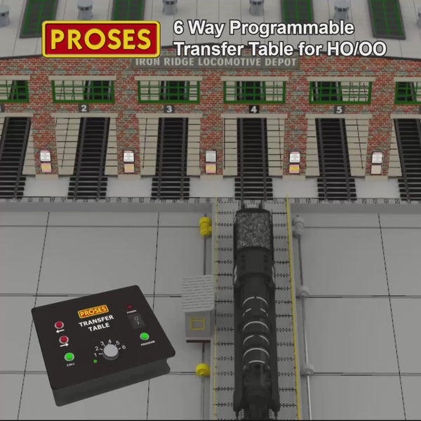 6 Way Programmable Transfer Table (Traverser) HO/OO – Proses Hobby Shop