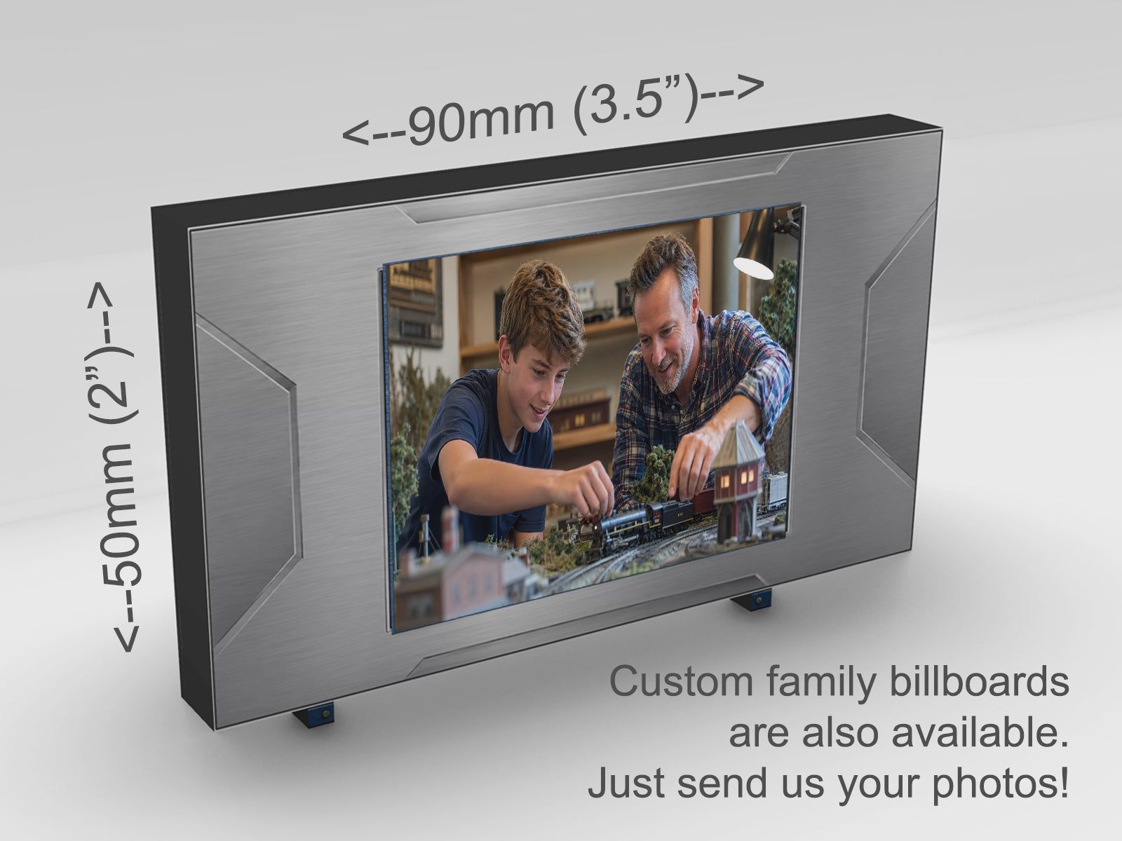 Load video: Animated Rooftop Billboard 90X50mm (3.5"X2")
