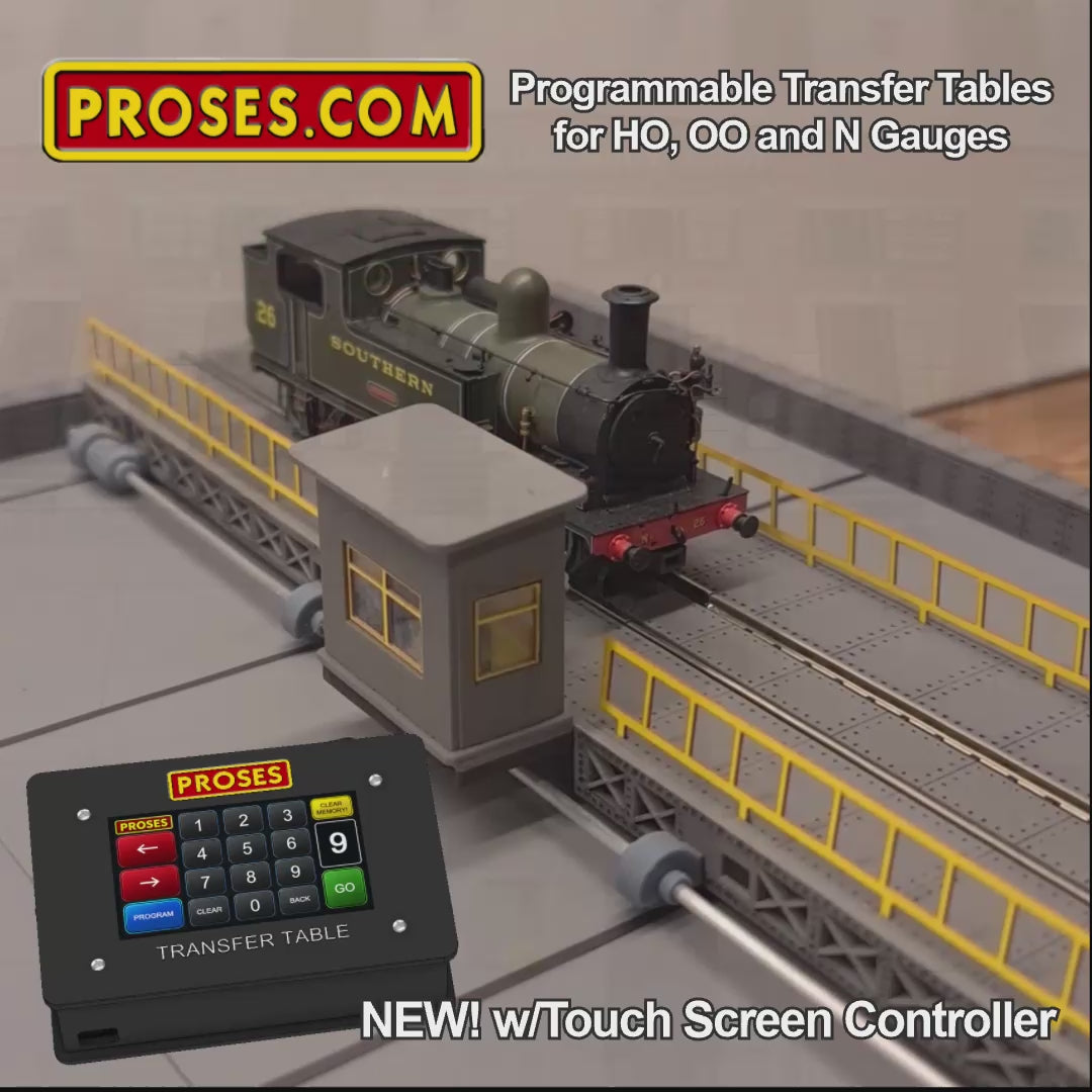 Charger la vidéo : 12 Way Programmable Transfer Table (Traverser) HO/OO