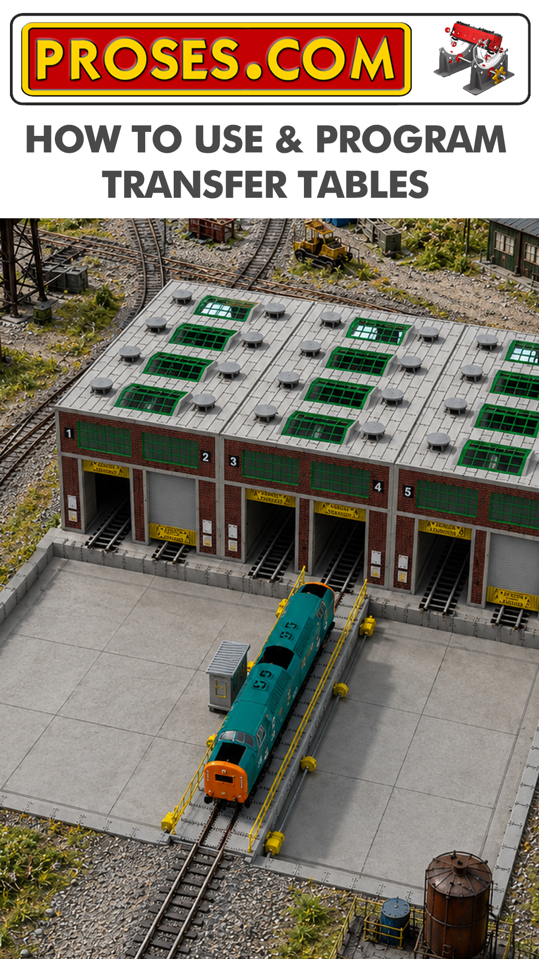 6 WAY PROGRAMMABLE TRANSFER TABLE N SCALE